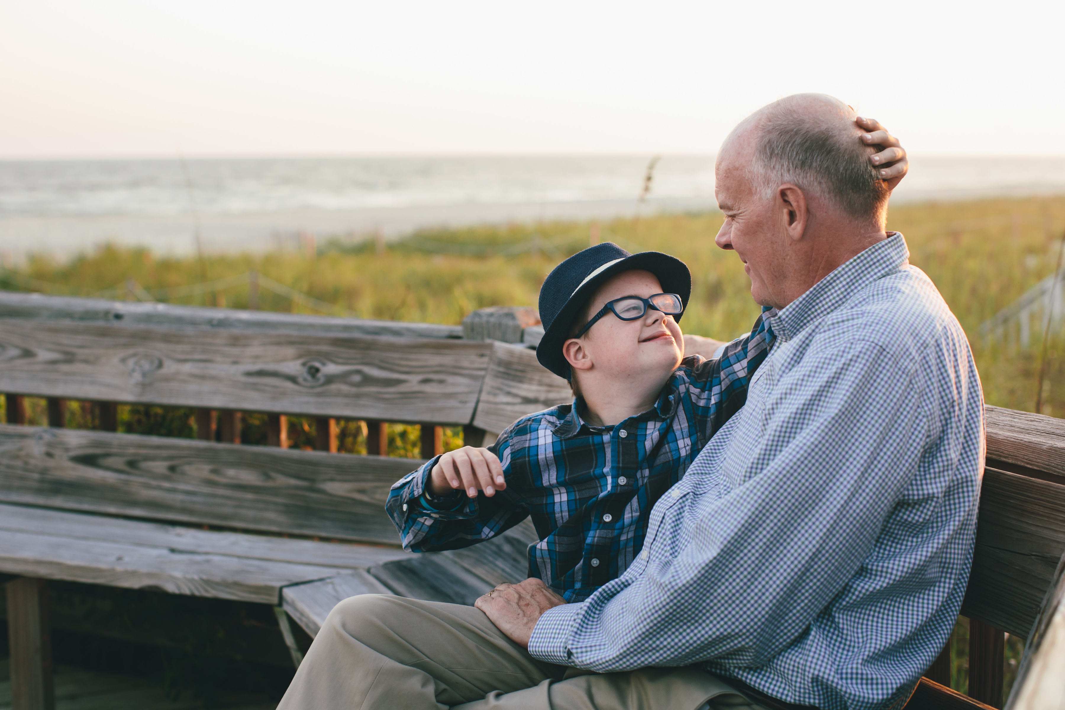 Robert Whitlow with Grandson